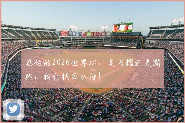 恩佐的2026世界杯，是闪耀还是黯然，我们拭目以待！